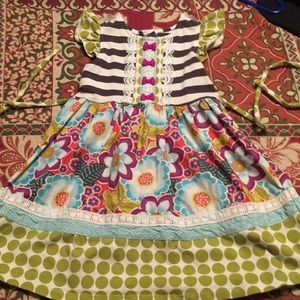 Whimsical ruffle sleeve dress!